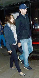 Ashton Kutcher and Mila Kunis leave The Apollo Theatre