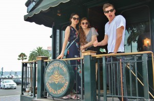 Crystal Reed, Holland Roden, Daniel Sherman Patron Train 2