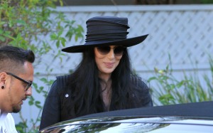 cher was pictured in brentwood