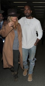 Kim Kardashian and Kanye West arrive at St Pancras Station, on a Eurostar train from Paris