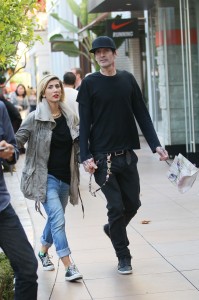 Tommy Lee and Sofia Toufa shopping at The Grove