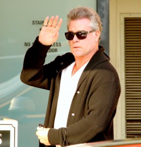 Ray Liotta leaving Barney's New York