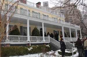 Mayor Bill de Blasio hosts an open house at Gracie Mansion