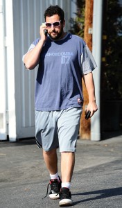 Adam Sandler goes out to lunch in Brentwood