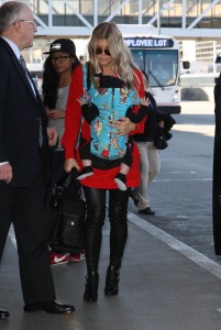 Fergie At LAX