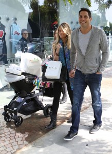 Mario Lopez And Joe Francis Go Shopping With Family