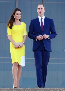 Duke and Duchess of Cambridge arriving at Sydney Opera House
