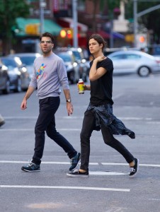 Zachary Quinto spotted in the East Village