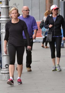 Chelsea Handler out jogging in Dublin