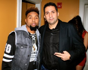 Odell Beckham Jr and Friend___Credit to Rafael Fondeur at Liberty Theater