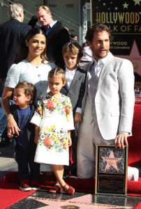 Matthew McConaughey Honored with a Star On The Hollywood Walk Of Fame