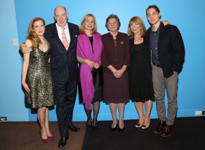Actress Becca Ballenger, Worldwide Chairman and CEO of Ogilvy & Mather, Miles Young, Pascale Richard, Wendy Riches, Catherine Godbille and actor Paul-Emile Cendron