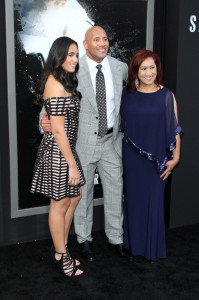 San Andreas World Premiere,TCL Chinese Theatre, Dwayne Johnson, Simone Alexandra Johnson,Ata Johnson Where: Los Angeles, California, United States When: 27 May 2015 Credit: Adriana M. Barraza/WENN.com