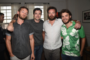 Christopher Masterson, Topher Grace, Danny Masterson,Emile Hirsch_The Art of Elysium_Samsung Galaxy 