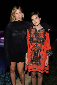 SAGAPONACK, NY - JULY 25:  Scout Willis (L) and Tallulah Willis attend The REVOLVE Hamptons House on July 25, 2015 in Sagaponack, New York.  (Photo by Matthew Eisman/Getty Images for REVOLVE)