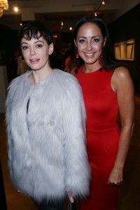 Rose McGowan, Angela Bernhard Thomas_ROBERT WILSON Presents: "BLACK & WHITE"_The National Arts Club_new york gossip gal