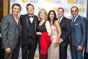 gold coast arts center gala_new york gossip gal_lou diamond phillips_Vince Giordano, Regina Gil, Sumi and Michael Glickman, Navid Negahban