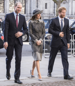 Westminster Abbey_Commonwealth day_Duke of Cambridge, Duchess of Cambridge, Prince Harry_new york gossip gal