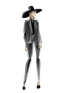 Emily Brickel Edelson_chic sketch_beyonce_new york gossip gal_CFDA awards