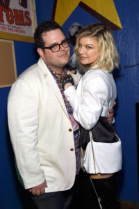 PHILADELPHIA, PA - JULY 27: (Exclusive Coverage) Josh Gad and Fergie pose backstage before The Creative Coalition's Benefit Gala at The Electric Factory on July 27, 2016 in Philadelphia, Pennsylvania. (Photo by Kevin Mazur/WireImage) *** Local Caption *** Josh Gad; Fergie