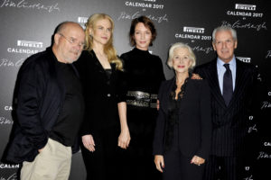 Peter Lindbergh, Nicole Kidman, Uma Thurman, Dame Helen Mirren_Marco Tronchetti Provera_ 2017 Pirelli Calendar_new york gossip gal