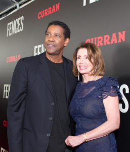 Denzel Washington, Nancy Pelosi_new york gossip gal_fences movie