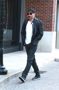 Joe Manganiello_Porsche store_new york gossip gal_joel mchale_sofia vergara