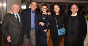  John Heimann, Charlie Scheips, Joan Juliet Buck, Madeline Hale, Bob Balaban_barbara tober_museom of arts & design_new york gossip gal_joan juliet buck