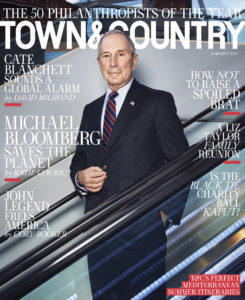 Town & Country June/July 2017_Michael Bloomberg_john legend_cate blanchett_new york gossip gal