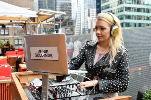 DJ Annie Sollange_new york gossip gal_sanctuary hotel_haven rooftop Times Square rooftop lounge