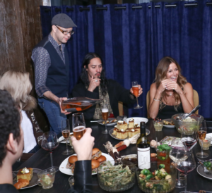 Kelly Killoren Bensimon_Friendsgiving_The Tuck Room_Chef Sherry Yard_Master Mixologis Adam Seger_new york gossip gal