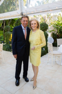 hope for depression research foundation_joe namath_audrey gruss_new york gossip gal_fourth annual palm beach chairman's council dinner_club colette