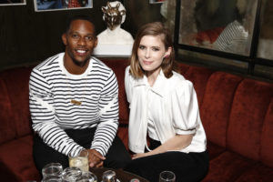 Victor Cruz_Kate Mara_NFL SUNDAY TICKET_DIRECTV 25th Season Kickoff Party_The Blond_new york gossip gal