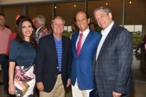 Carissa Kranz, Senator Lindsey Graham, Michael Milton, Mitch Modell_ new york gossip gal_prostate cancer foundtion_parrish art museum