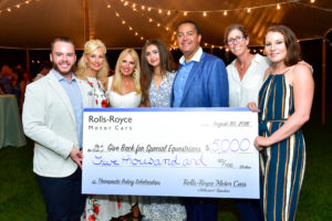 Michael Snell_Katrina Peebles_Sissy DeMaria-Koehne_Chloe Peebles_R. Donahue Peebles_Heather Kuhl_Isabel Ernst_Peebles Corporation_Rolls-Royce _Georgina Bloomberg_Give Back For Special Equestrians_Bridgehampton, NY