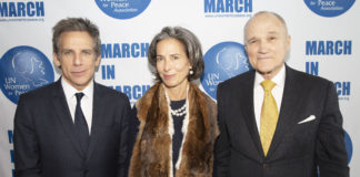 Ben Stiller, Alice Tisch, Raymond Kelly,UN Women For Peace Association 2019 Awards Luncheon,United Nations Headquarters,new york gossip gal
