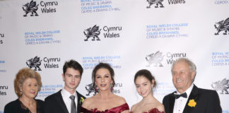 The Royal Welsh College of Music & Drama Gala,The Rainbow Room ,new york gossip gal, dylan Michael Douglas, Catherine Zeta-Jones, Carys Zeta Douglas