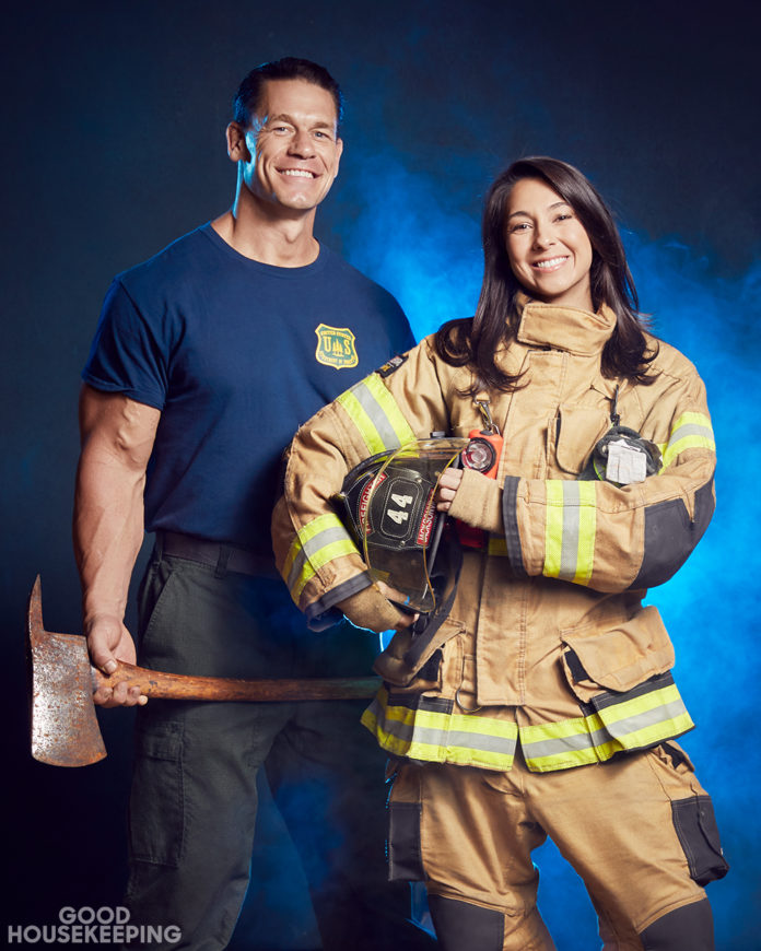 john cena,hometon heroes contest,good housekeeping,playing with fire movie