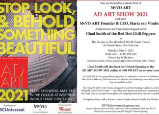 MvVO ART AD ART SHOW 2021,artist Chad Smith,Red Hot Chili Peppers,new york gossip gal