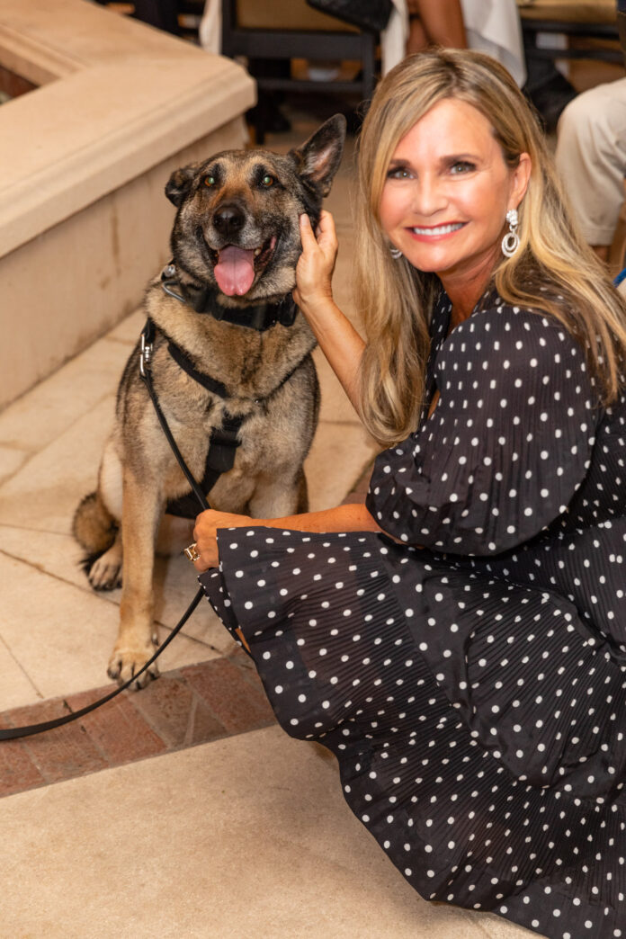 Dr Robin Ganzert and K9 Cody,American Humane's Pups4Patriots Gala,Brazilian Court Hotel,new york gossip gal,