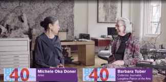 Barbara Tober and Michele Oka Doner in conversation,new york gossip gal
