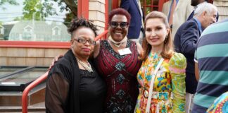 Brenda Stuart-Luke, Brenda Simmons, Jean Shafiroff,new york gossip gal,southampton african museum