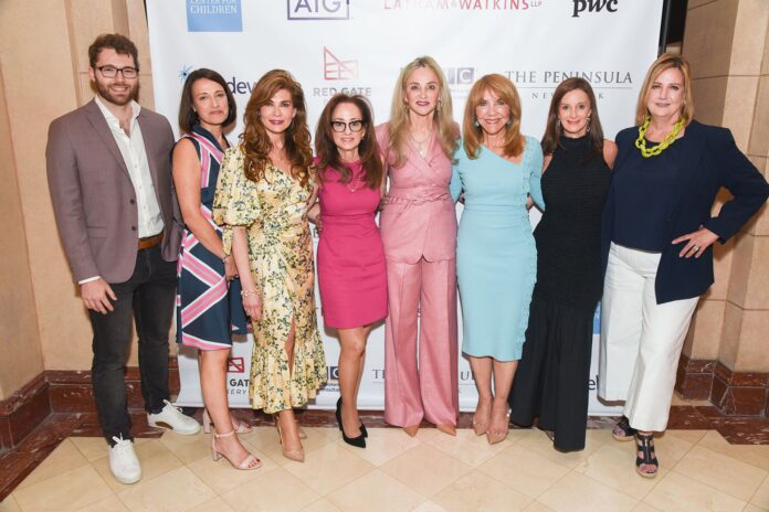 NYCC Board Members Anton Finucane-Courreges, Amy Bluestone, Lauren Vernon, Nancy Geller, Christine Rales, Barbara Harrison, Gretchen Mathews, Nina Doherty,new york gossip gal